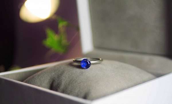 Birthstone Silver Ring