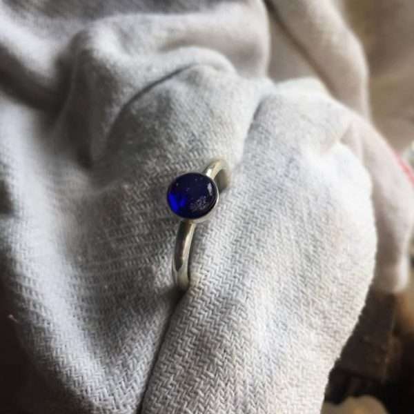 Birthstone Silver Ring - Image 2